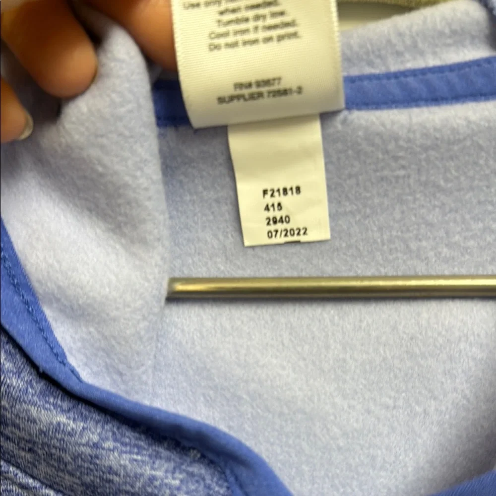 Women’s Blue Hoodie Sweater - Picture 3 of 10